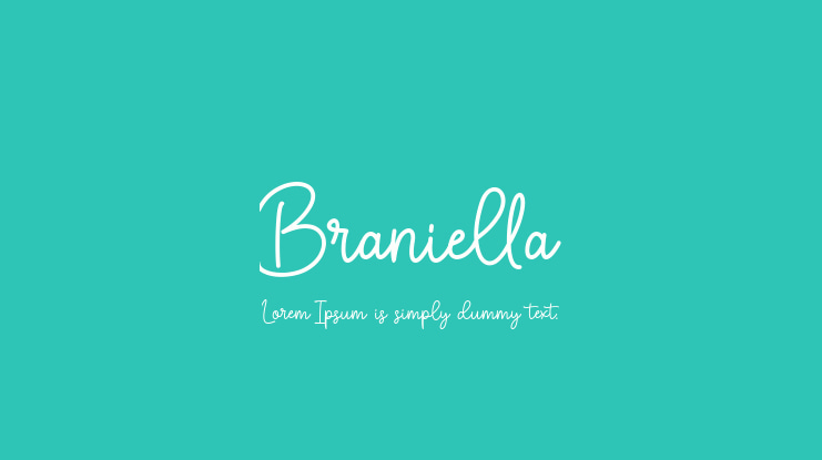 Braniella Font