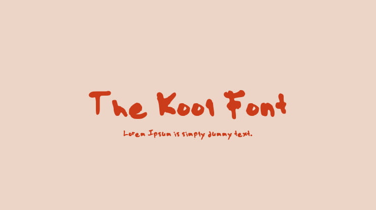 The Kool Font