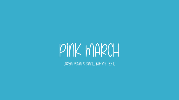 Pink March Font
