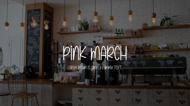 Pink March Font