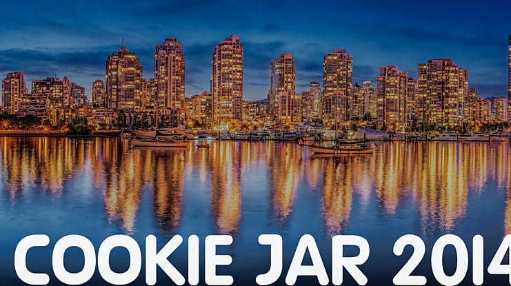 Cookie Jar 2014 Font