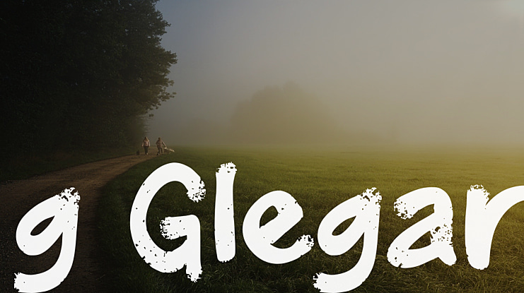 g Glegar Font