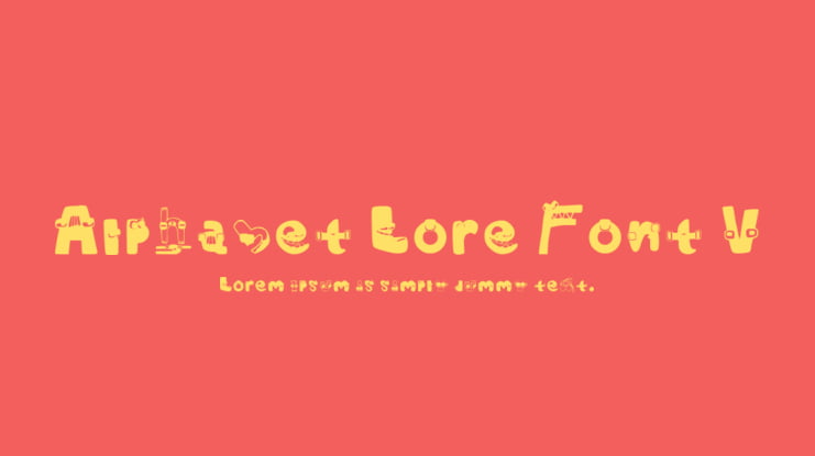 Alphabet Number Lore F V4 Font : Download Free for Desktop & Webfont
