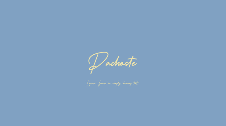 Pachoste Font