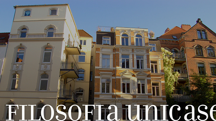 Filosofia Unicase Font