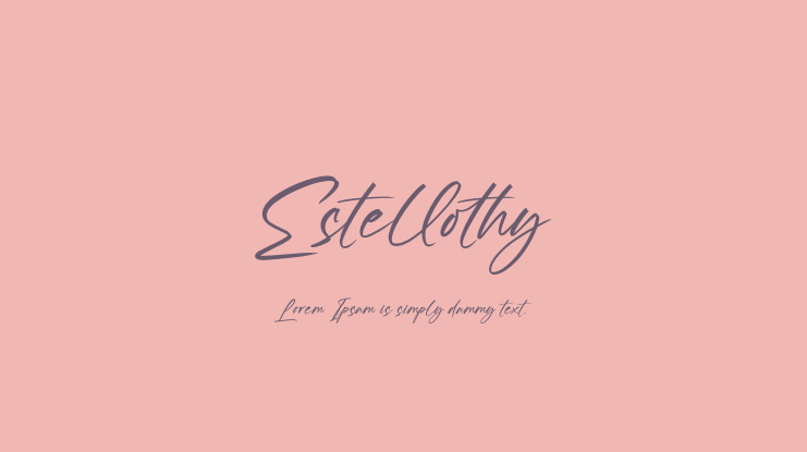 Estellothy Font