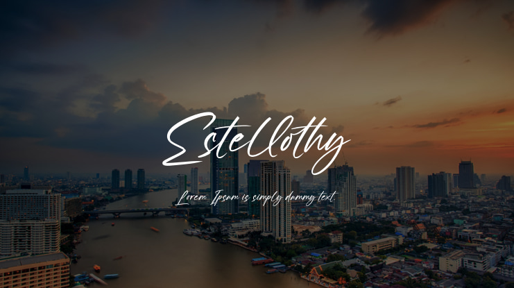 Estellothy Font