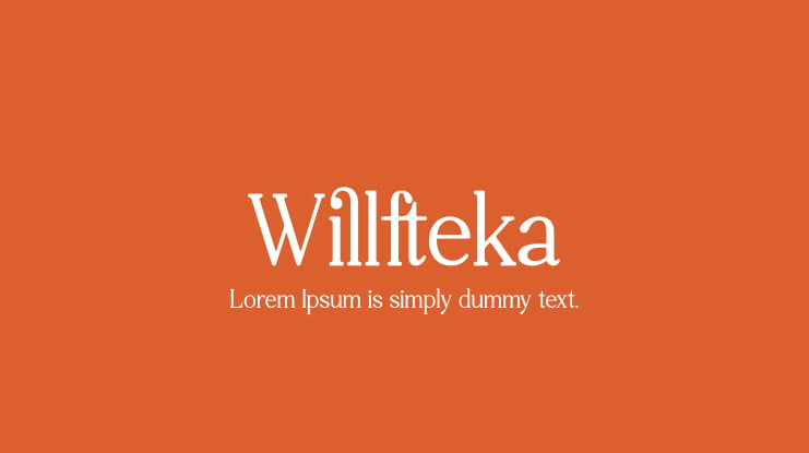 Willfteka Font