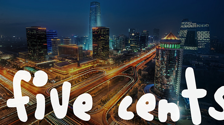 Five Cents Font