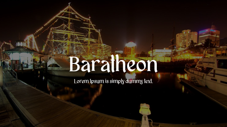 Baratheon Font