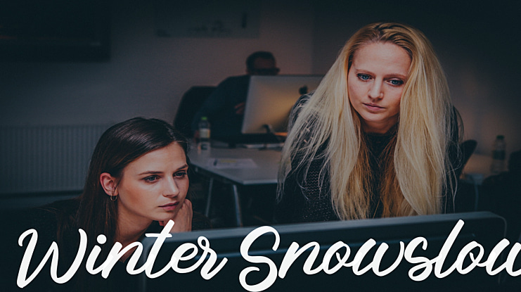 Winter Snowslow Font