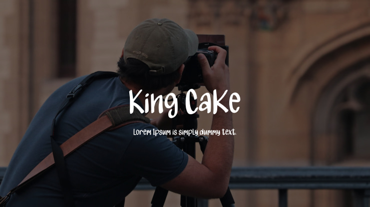 King Cake Font