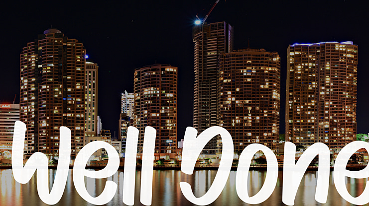 Well Done Font