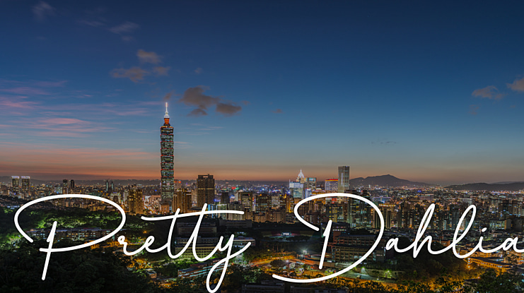 Pretty Dahlia Font