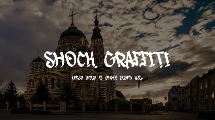 Shock Graffiti Font