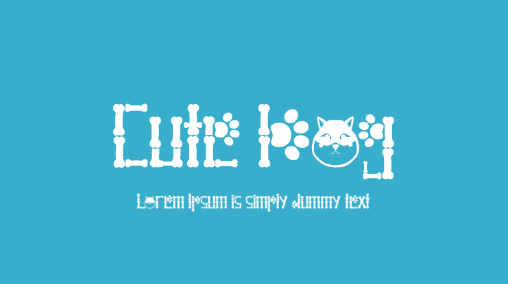 Cute Dog Font