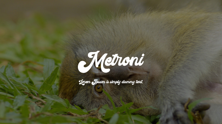 Metroni Font