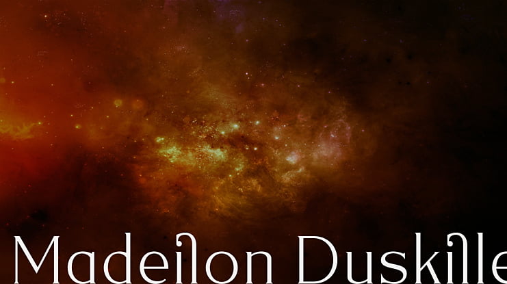 Madeilon Duskille Font