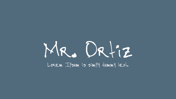 Mr. Ortiz Font