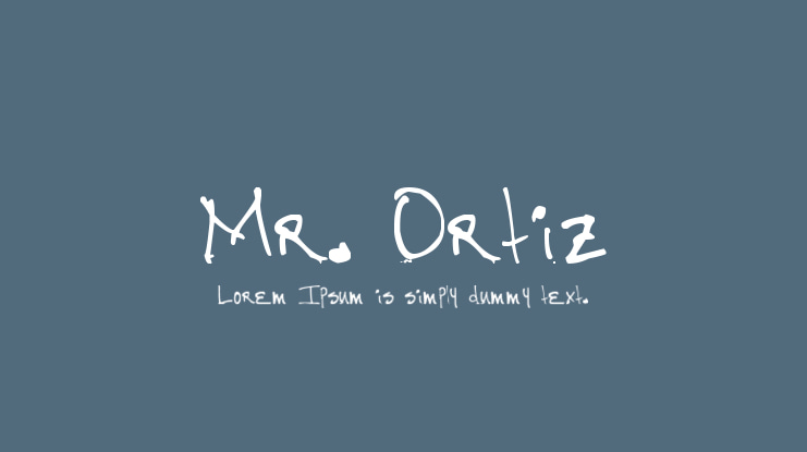 Mr. Ortiz Font