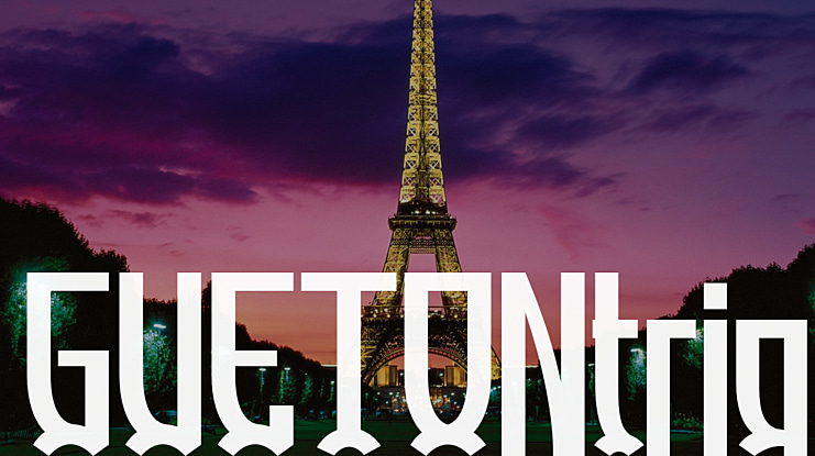 GUETONtrial Font