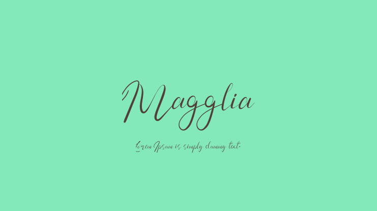 Magglia Font