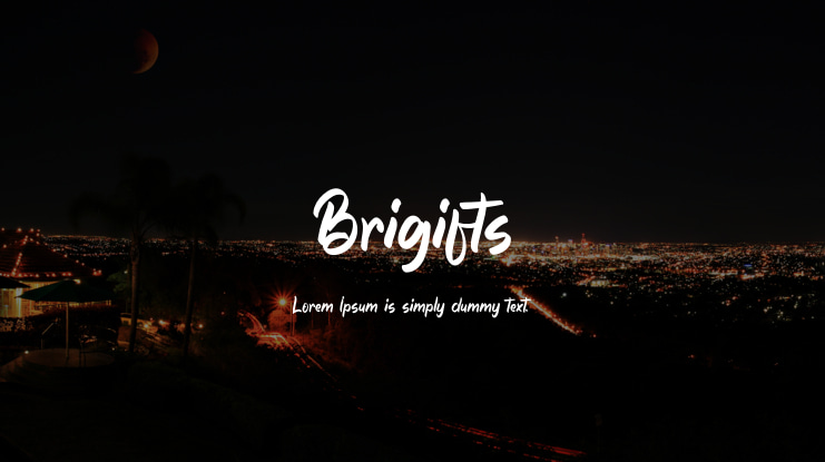 Brigifts Font