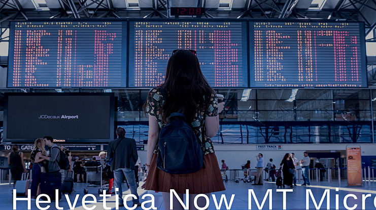 Helvetica Now MT Micro Font Family