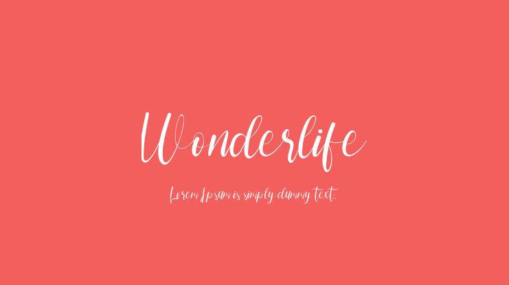 Wonderlife Font