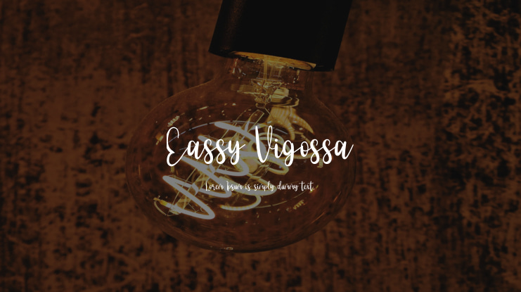 Eassy Vigossa Font