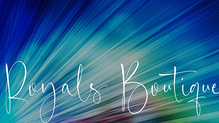 Royals Boutique Font
