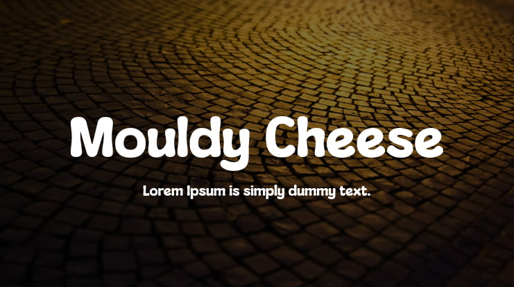Mouldy Cheese Font