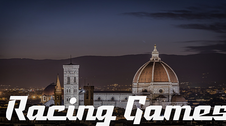 Racing Games Font