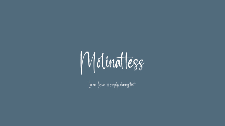 Molinattess Font