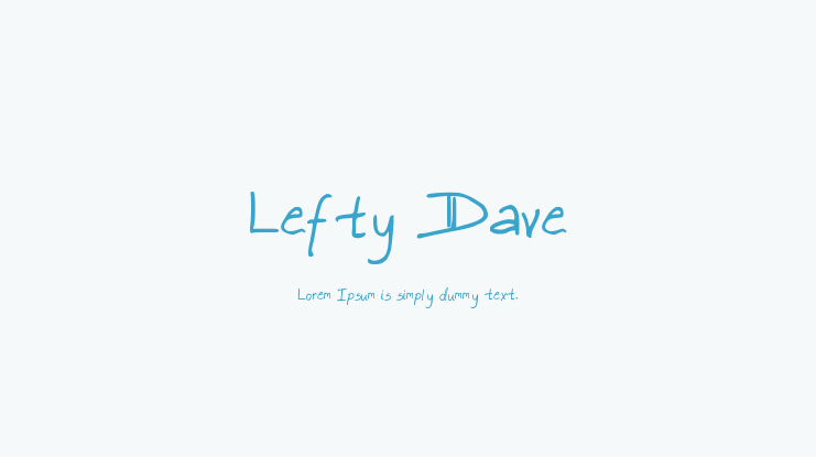Lefty Dave Font