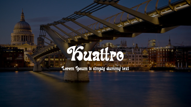 Kuattro Font