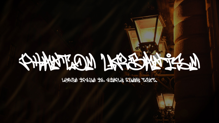 Phantom Urbanism Font