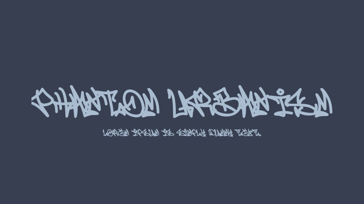 Phantom Urbanism Font