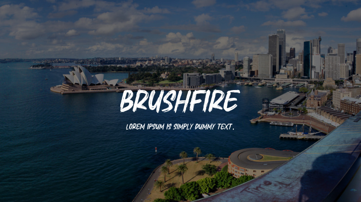 Brushfire Font