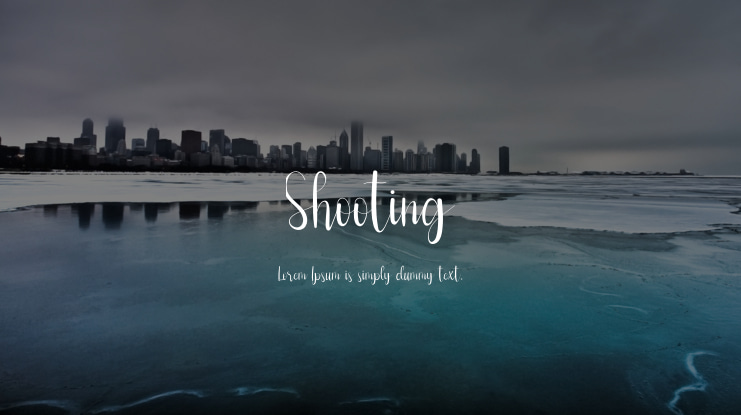Shooting Font