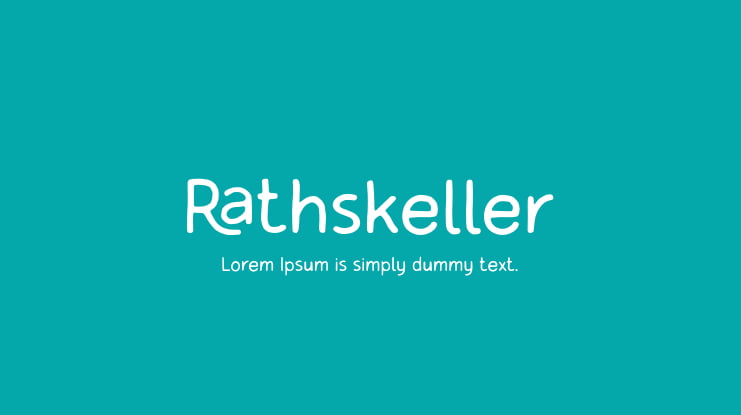 Rathskeller Font