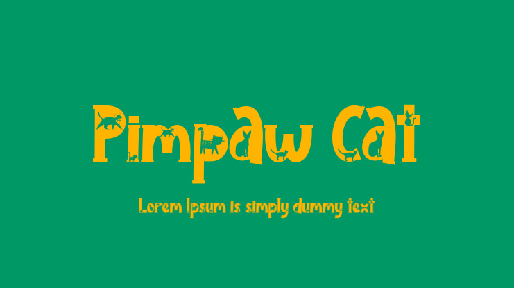 Pimpaw Cat Font