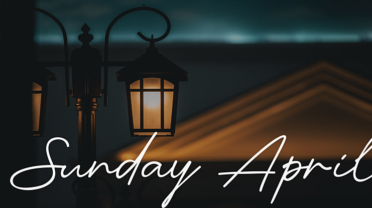 Sunday April Font