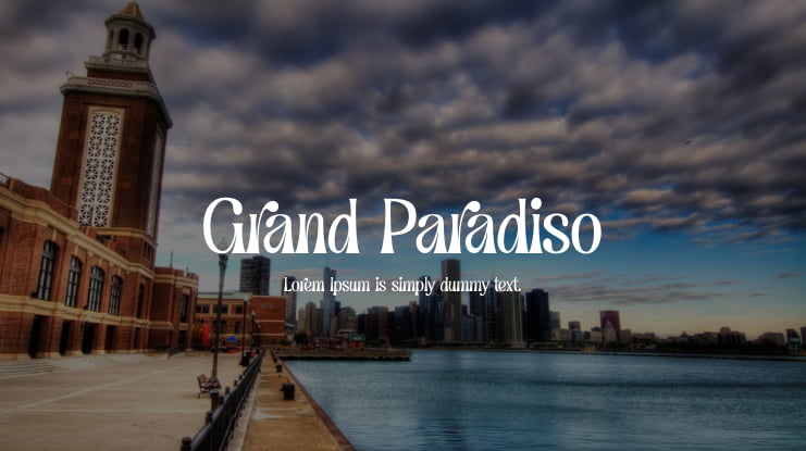 Grand Paradiso Font Family