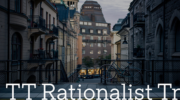 TT Rationalist Trl Font Family