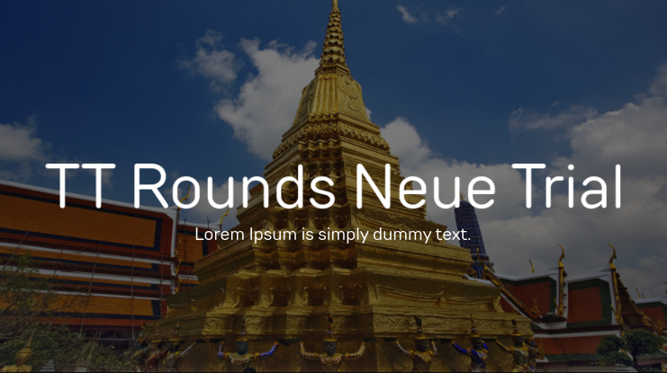 TT Rounds Neue Trial Font Family
