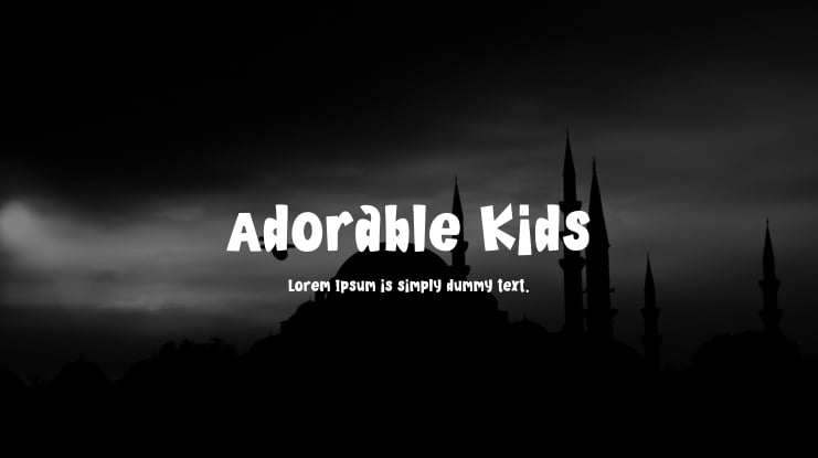 Adorable Kids Font