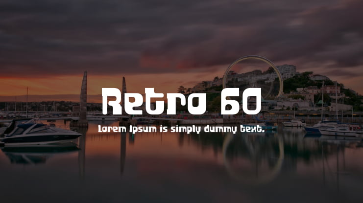 Retro 60 Font
