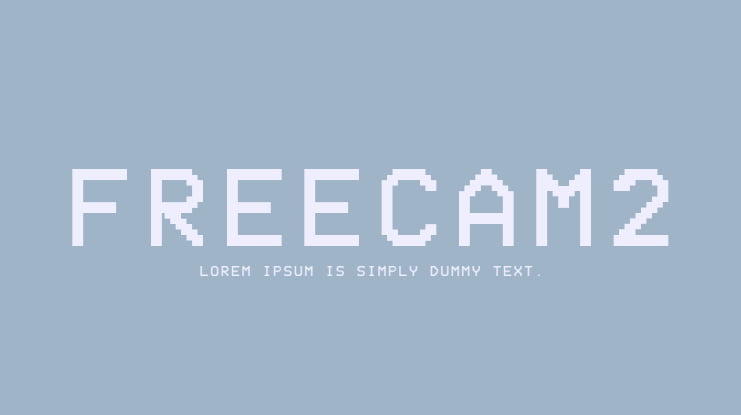 freecam2 Font