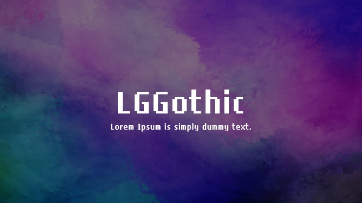 LGGothic Font